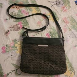 Nine West Purse Crossbody Bag Womens Handbag NW Print 4 Sections