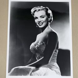 Marilyn Monroe White Dress, Portrait Black & White 8x10 Photo