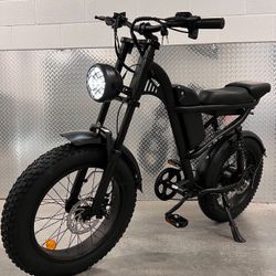 NEW! ELECTRIC BIKE, 1000 W, Full Suspension, Extra Long Seat, Riding Times , E-bike, 30MPH, Free Delivery 🚚 + Lock! 