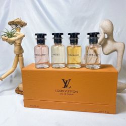 LV Perfume Gift Set, Brand New With Box And Bag, 4 Bottles, Best As Gift, Pick Up Available 