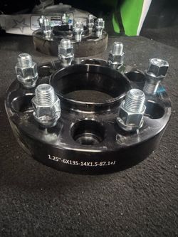 6x135 spacers 1 1/4”