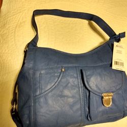 Blue Shoulder Bag