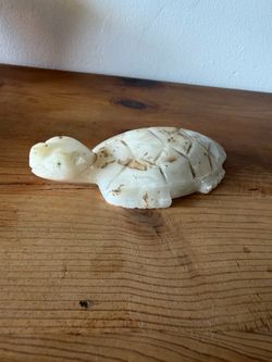 Hand-Carved Stone Turtle Figurine