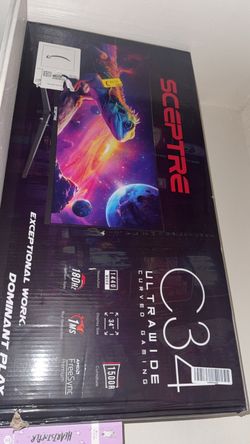 Sceptre C34 34" Ultrawide Curved Gaming Monitor