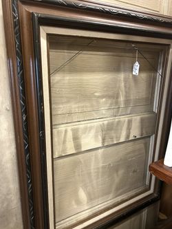 Large Vintage Wood Open Frame
