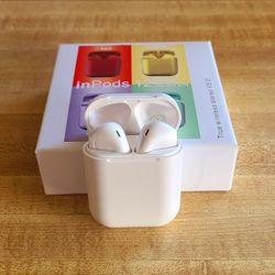TWS Wireless Earbuds Bluetooth White