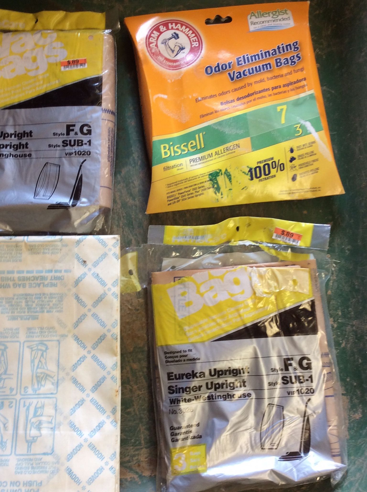 Different Types Of Vacuum Bags
