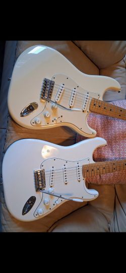 Fender STRATOCASTER on Best Color Ever, Great Shape, Great Perfomers, $1,000 Takes Both Or Trade a US Fender Telecaster.