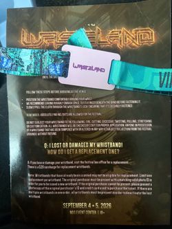 Wasteland- VIP Saturday