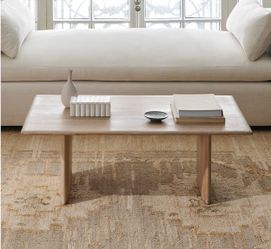 West Elm Solid Wood Coffee Table