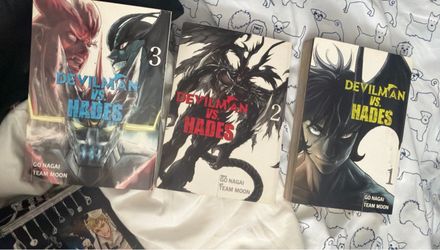 Preowned in great condition Devilman vs Hades Manga Complete Vol. 1-3 First Edition located off lake mead and Simmons area asking $20 for the set