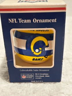 NFL Los Angeles Rams Unbreakable Satin Ornament