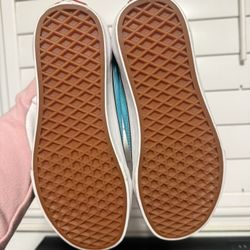 TEAL VANS Off The Wall Old Skool Skateboard Shoes