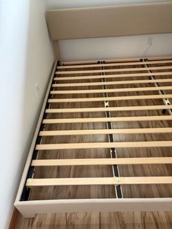 Fabric  king size bed frame