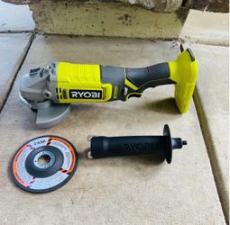 Ryobi ONE+ 18V Cordless 4-1/2 in. Angle Grinder - Tool Only (PCL445B) New