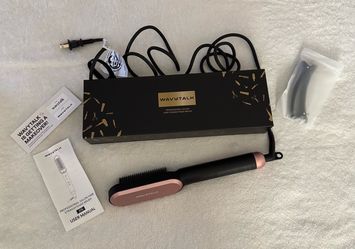 Wavytalk Hair Straightener Brush – Rose Gold