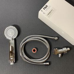 F&R 3.3" High Pressure Handheld Shower Head with 3 Spray Settings Shower Handle