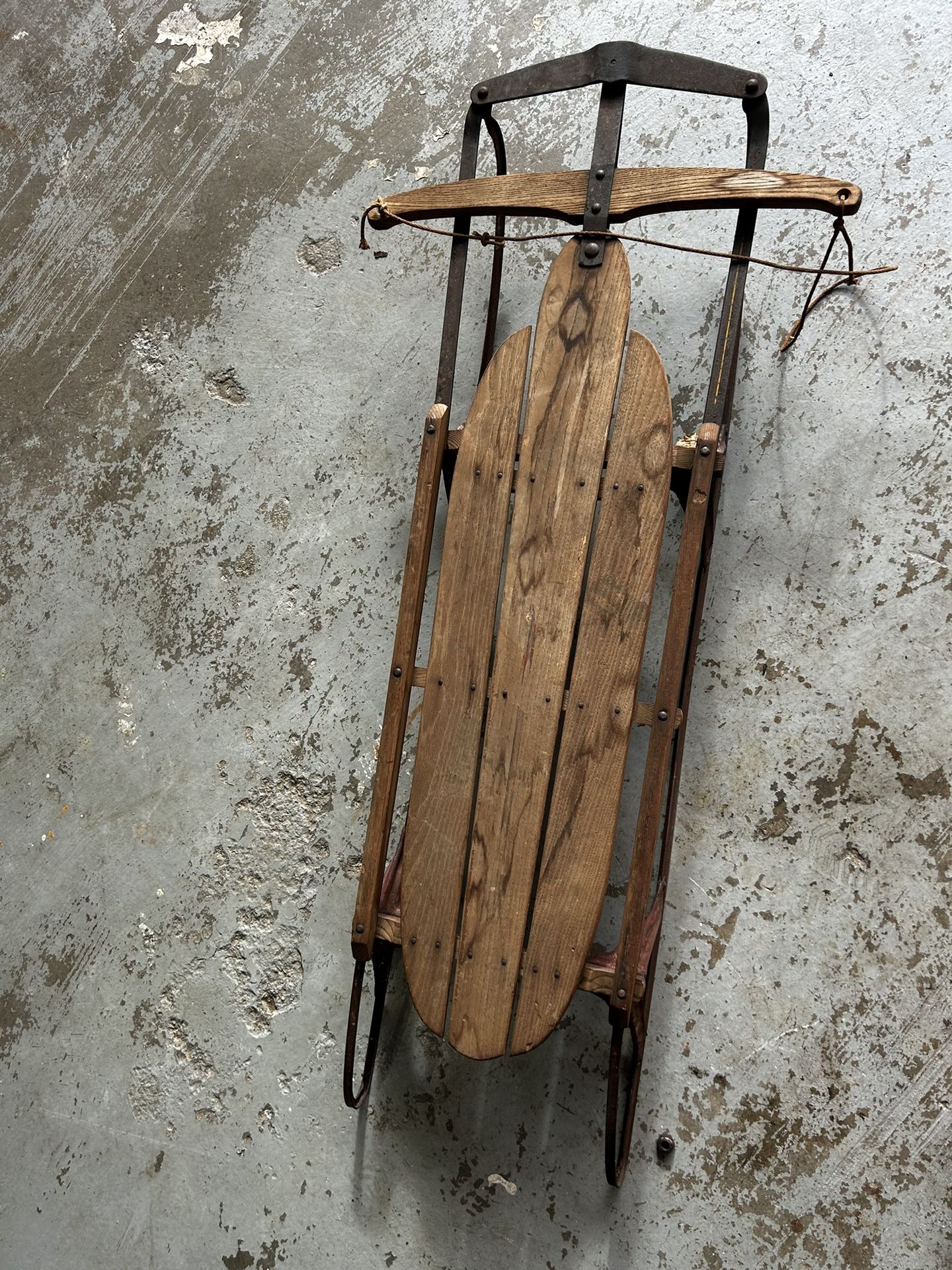Vintage wood Sled