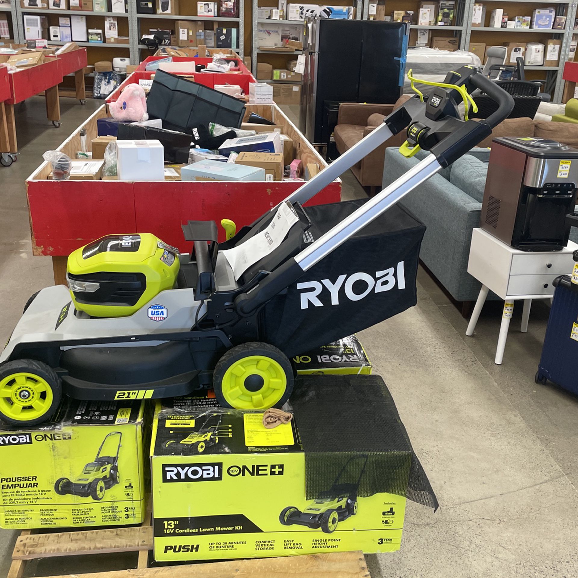 Ryobi 3in1 Cordless Lawn Mower Kit