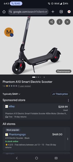 Phantom GoGo A10 electric scooter
