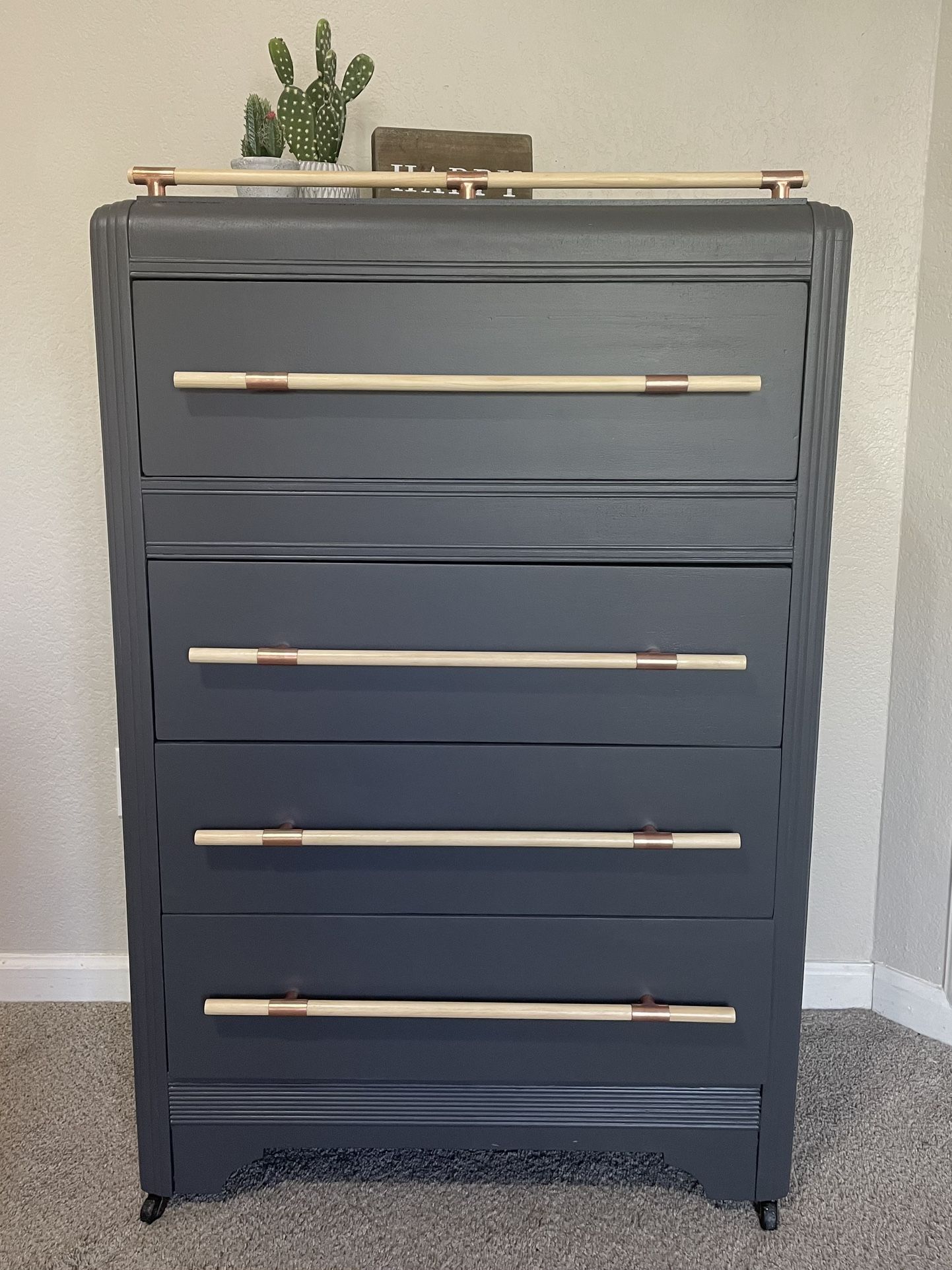 Updated Mid Century Dresser