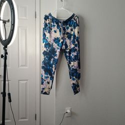 Medium Joggers Floral With Pockets New 