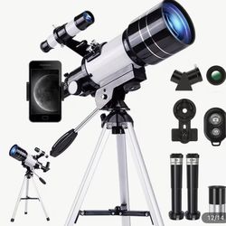 F30070M 70mm Aperture 300mm Astronomical Refractor Telescope-Tripod & Scope