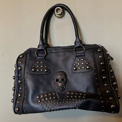 Black Skull Handbag