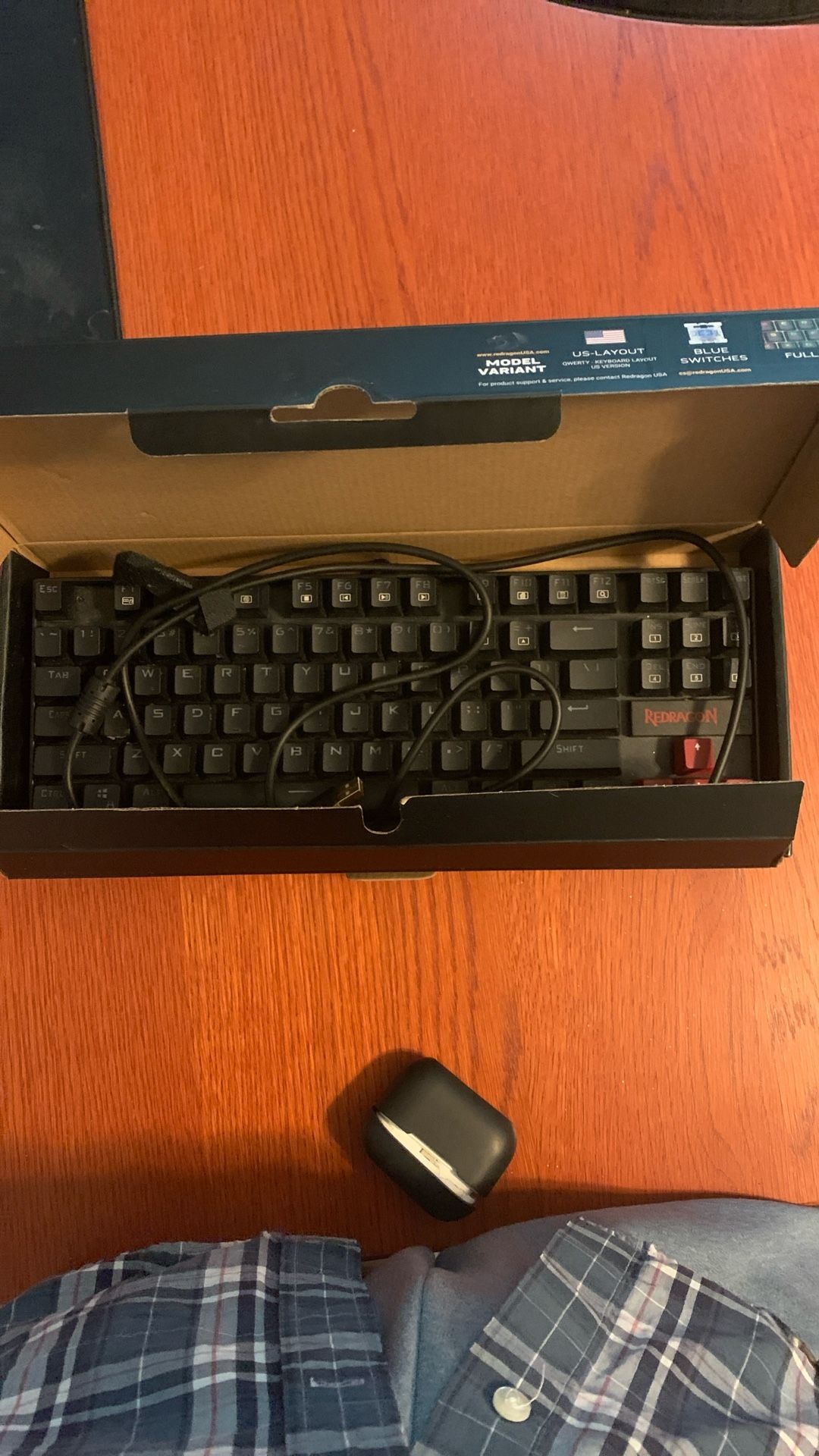 Red Dragon Loud Clicky Gaming Keyboard