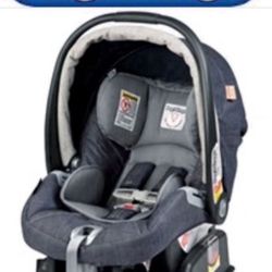 Infant Car Seat - Peg Perego Primo Viaggio in Denim - Made In Italy