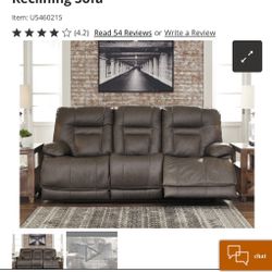 2 Power Recling Wurstow Sofa, A Few Months Old , $550 EACH  OBO