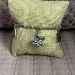 Stainless Steel Bracelet With Charms 