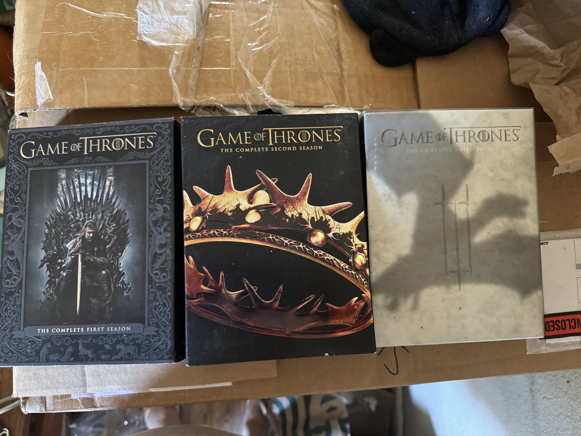 Game Of Thrones DVDs