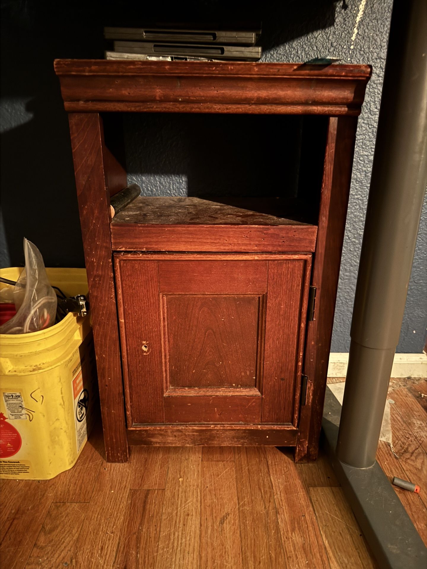 Small Real Wood Side Table