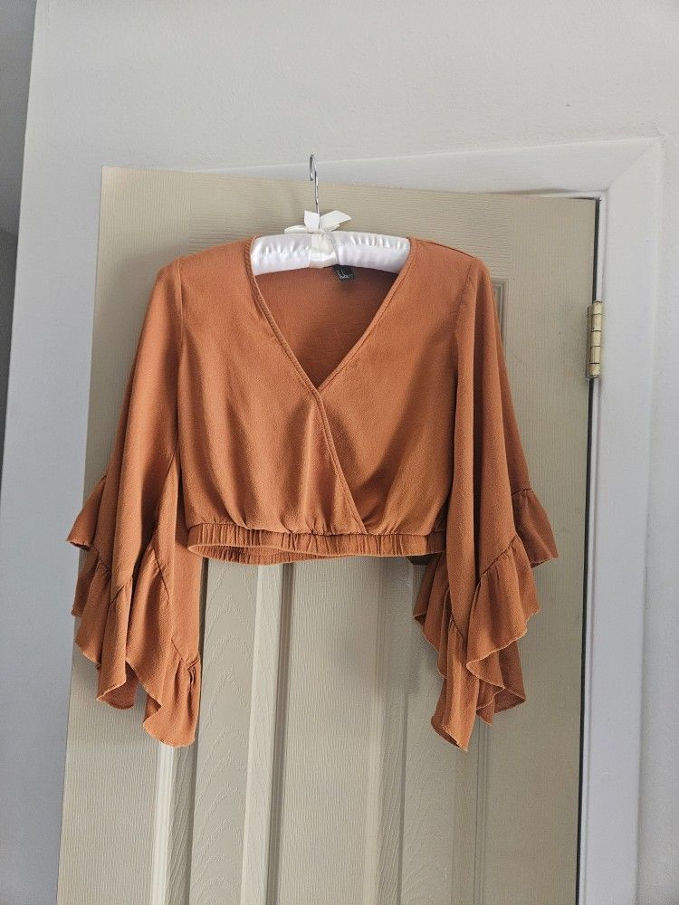 Burnt Orange Crop Top