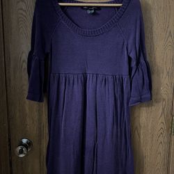 French Connection Purple Sweater Dress