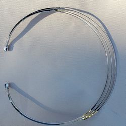 Lia Sofia Silver Collar Necklace