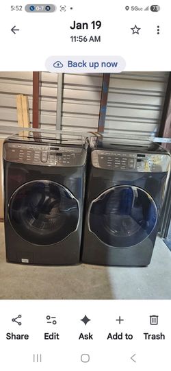 Samsung washer and Drying