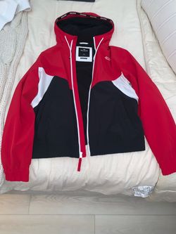 Hollister Color Block Zip-Up Hoodie Jacket
