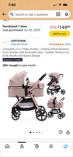 Elegant Pram stroller