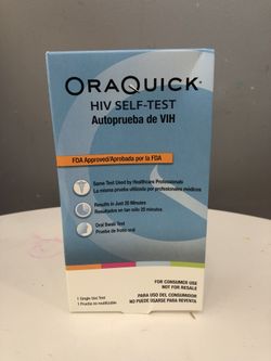 Brand New Oraquick HIV Self-Test - 20 Min Results