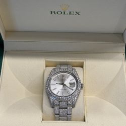 Rolex Watch 41mm VS1 Diamonds