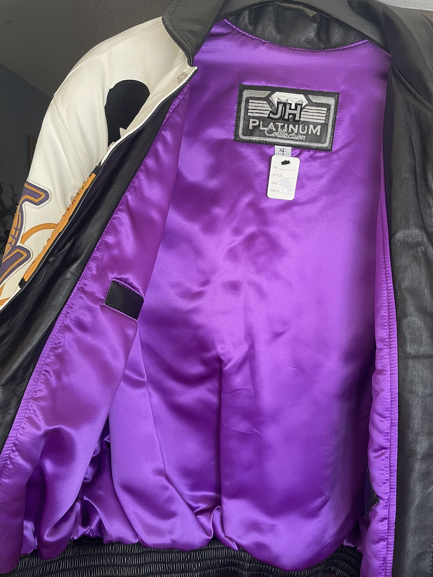 Outlander Magazine on X: Clint Teases a Corteiz Purple Leather Jacket  Inspired by Kobe Bryant's Lakers Championship Jacket!🖤   / X