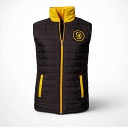 Padres puffer vest
