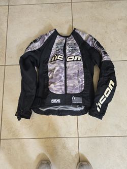 Icon Woman's Summer Motorcycle Jacket S