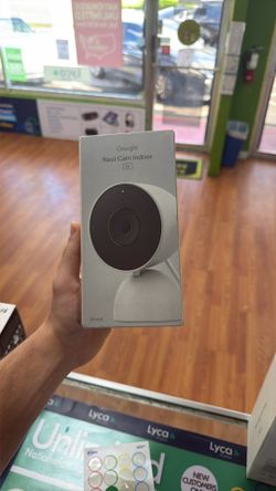 Google Nest Cam Indoor (Wired, 3rd Gen) - Indoor Security Camera with 2K Video - Works with Google Home - With Gemini - Snow Brand New