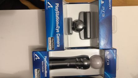 SONY Playstation 3 Move Motion Controller & Eye Camera + 2 games