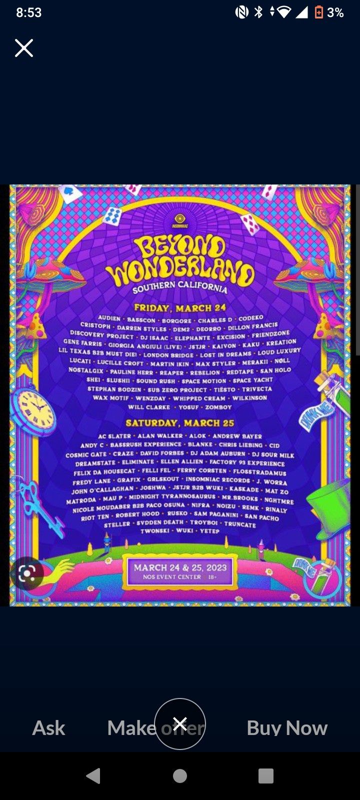 Iso 2 Friday Tickets