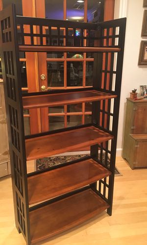 Pier One Imports Folding Shelf Bookcase 5 Tall For Sale In Lutz