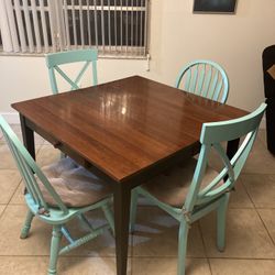 Table And 4 Chairs - Ethan Allen 